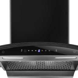 Breezia 60 CM Auto Clean Filterless Touch Control Wall Mounted Black 1200 CMH Chimney-image-65