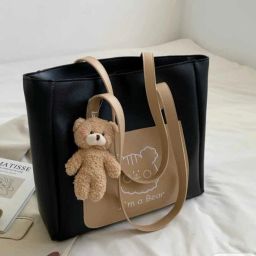 Black Women Shoulder Bag Handbag-image-2