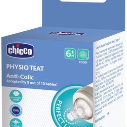 chicco Physio Teat Perfect 5 6M+ Food Flow Silicone Nipple Fast Flow Nipple-picture-10