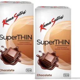 Superthin Chocolate Flavoured Condoms For Men 10 Pack of 2 Condom-15