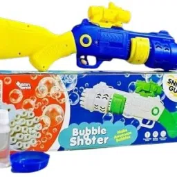 Bubble Shooter Toy Gun with Liquid Bottle | 100% Safe & Skin Friendly Water Gun-image-73