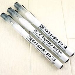 CALLIGRAPHY PEN OBLIQUE Tip BLACK,1mm,2mm,3mm For Professional and Beginners-picture-44