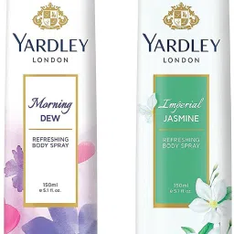 Women Morning Dew and Imperial Jasmine 150ML Each (Pack of 2) Deodorant Spray - For Women-image-83
