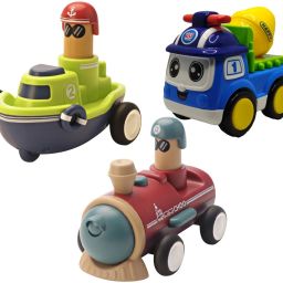 Unbreakable Four-Wheel Drive Friction Powered Diecast Toy Set-K86-47