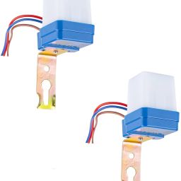 Blackt Electrotech Waterproof 230Volt Auto Day/Night LDR Sensor Switch for Lighting 2 Pieces Pack Smart Sensor Light-14