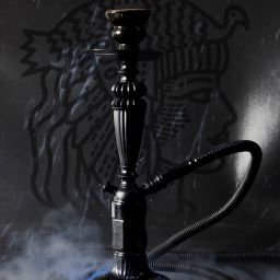 Matte Black Series Russian Base 16 inch Glass Hookah-image-81