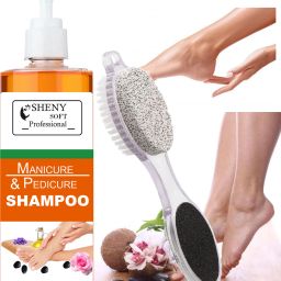 Professional Manicure Pedicure shampoo with foor massage scrubber-image-82