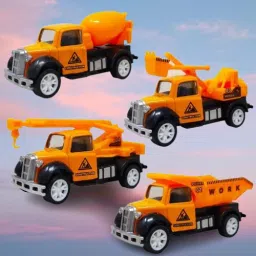 New Auto World Construction Die-Cast Vehicle Set 1.55 Scale, Pack of 4-image-78