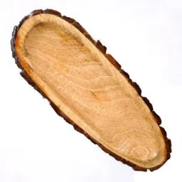 Wooden Handmade Serving Tray for Dining Table Serving Snack Platter Tray-2