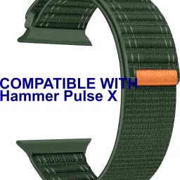 ACM Sliding 44mm 49mm Watch Strap Nylon Soft for Hammer Pulse X Smartwatch 1587681 mm Fabric Watch Strap-2