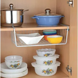 Undershelf Basket Large - 16" (set of 3) Plastic Kitchen Trolley-18