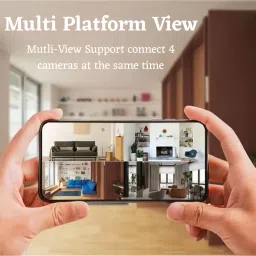 Maizic Smarthome 360° Coverage 3 MP Smart CCTV Security WiFi Camera for Security Camera image 3