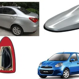 Antena-Slvr-Nissan Micra Active Shark Fin Roof top Signal Receiver AM/FM Antenna for Nissan Sunny New Whip Vehicle Antenna-image-81
