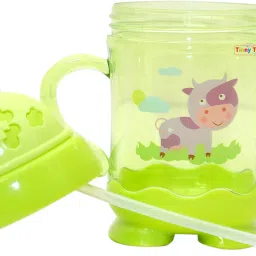 tinny tots Baby Soother With Sipper Bottle Teether and Feeder image 2