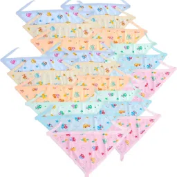 New Born Baby Cotton Nappies, Langot Washable Reusable 24 pcs (Free Size)-26