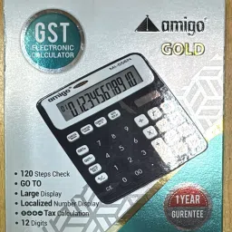 amigo Mi-556N, Calculator with 12-Digit Display, Check & Correct Auto Replay, 120 Steps Check, 3 Year Battery Life, Solar Cell, FinancialCalculator image 3