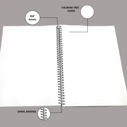 dahiya Spiral Notebook A5 Notebook Plain 200 Pages image 3