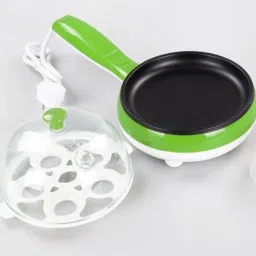 hari krishna mart Multifunctional 2 in 1 Electric Egg Boiling Steamer Egg Frying Pan Egg Boiler Electric Automatic off with Egg Boiler Machine Non-Stick Electric Egg Frying Pan 2 In 1 Electric Egg Frying Pan With Egg Boiler Electric Egg Boiling Steamer Egg Boiler Machine Non-Stick Electric Egg Frying Pan Egg Cooker image 2