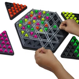 Chain Triangle Chess Game, Triggle Elastic Band Game-26
