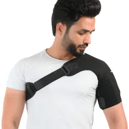 Shoulder Pain Relief for Men and Women, Shoulder Brace Immobilizer Belt - Left Shoulder Support-image-108