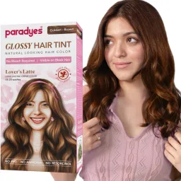 No Bleach Glossy Hair Tint, For Natural Black Hair , Lover's Latte-image-18