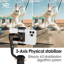 Cospex X2 3-Axis Gimbal Stabilizer for Smartphone - Handheld Phone Gimbal 3 Axis Gimbal for Mobile image 2
