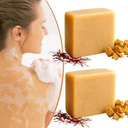 Soap Natural & Paraben Free| Deeply clean pores and remove dirt Pack of 2-22