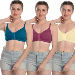 Pack of 3 Women Everyday Non Padded Bra-image-1