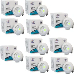 d'mak 1 Watt Round LED Button-COB Green Focus Light for (Set 10) POP/ Recessed Ceiling Light Ceiling Lamp-picture-27