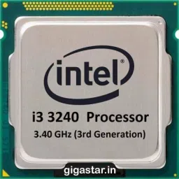 GIGASTAR 3.4 GHz LGA 1155 Intel i3 (3240) 3rd Gen Processor for H61 Chipset Processor-28
