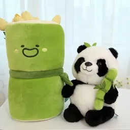 Stuffed Bamboo Panda Plush Super Soft Hugging Teddy For Gift/kids/Girl- 35 cm-image-48
