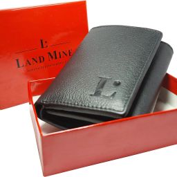 Men Trendy, Formal Black Genuine Leather RFID Wallet - Regular Size-image-28