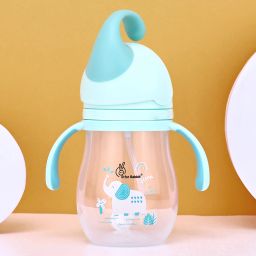 Trunky Baby Straw Sipper Bottle 320 ML | Anti Spill Sippy Cup With Gravity Ball-10