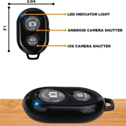 Like Star Bluetooth Remote Controller Shutter Button for Selfie remote Mobile & All DeviceCamera Remote Control image 2