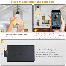 rexburg 220 W Music Round B24 LED Bulb image 4