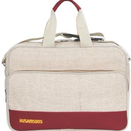 Men & Women Red, Beige Messenger Bag - Extra Spacious-image-3