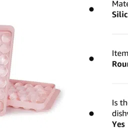 krupasadhya Reusable Flexible Round Ice Cube Trays 33 Cavity Ice Cube Tray Multicolor Plastic Ice Cube Tray image 5