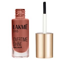 Lakme 9to5 Primer + Gloss Nail Colour - Honey Love - 6 ml-image-7