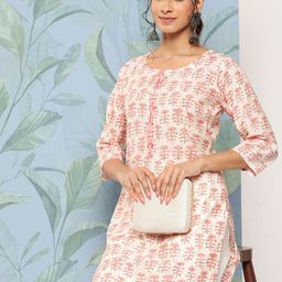 Libas Women Ethnic Motifs Printed Thread Work Kurta-57