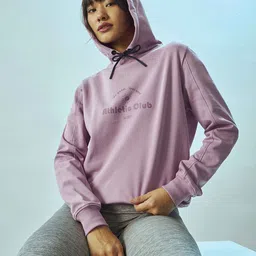 Cultsport Typographic Print Sweatshirt with Pockets-image-75