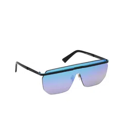 DIESEL Men Rimless Shield Sunglasses with UV Protected Lens-picture-4