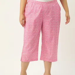 theRebelinme Plus Size Floral Printed Cotton Capris-picture-28