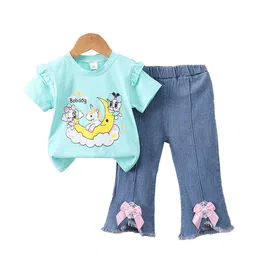 StyleCast x Revolte Girls Printed Top with Trousers-image-97