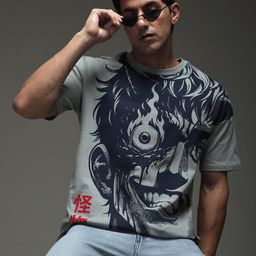 Stormborn Men Graphic Printed Round Neck Cotton Oversized T-shirt-image-26