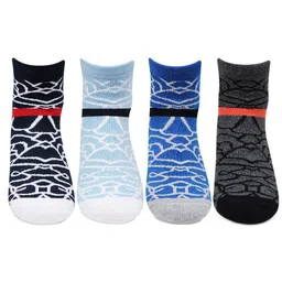 Bonjour Women Pack of 4 Assorted Ankle Length Socks-25