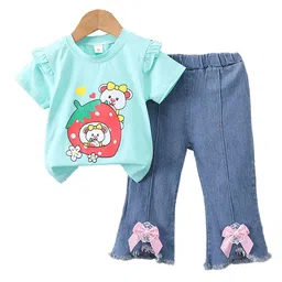 StyleCast x Revolte Girls Printed Top with Trousers-image-95