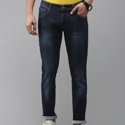 SPYKAR Men Slim Fit Low-Rise Light Fade Stretchable Jeans-picture-9
