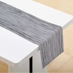 Home Centre Grey Abstract Printed Rectangular Table Runner-48