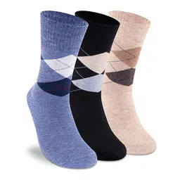 Supersox Men Pack Of 3 Winter Thermal Regular Length Socks-picture-35