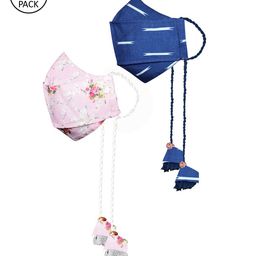 JBN Creation Kids Pack Of 2 3-Ply Reusable Cloth Masks-57